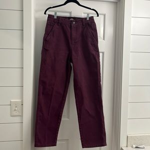 Dickies size 6 purple carpenter pants